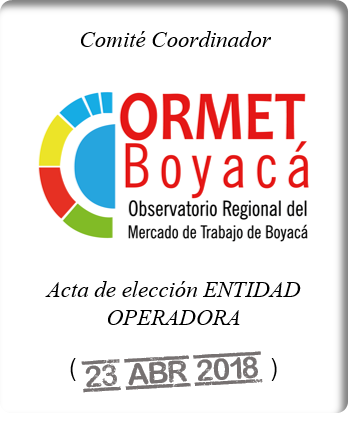 Lee más sobre el artículo Acta de elección entidad operadora ORMET Boyacá