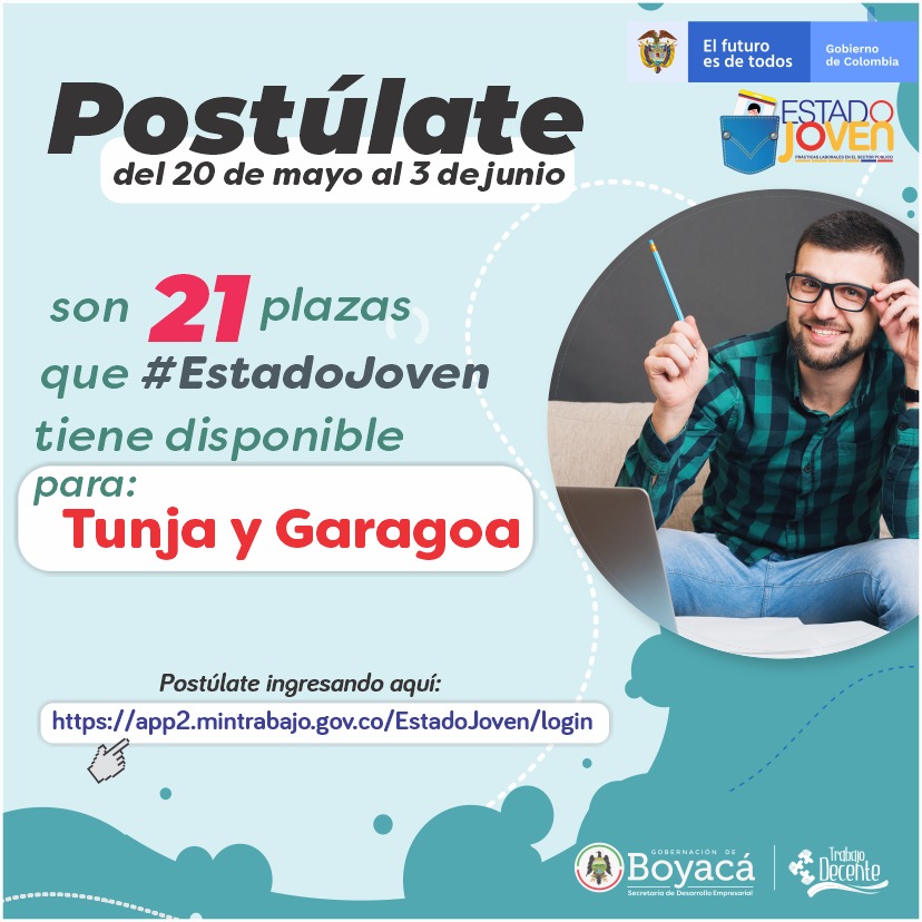 En este momento estás viendo #ESTADO JOVEN POSTÚLATE «del 20 de mayo al 3 de junio»