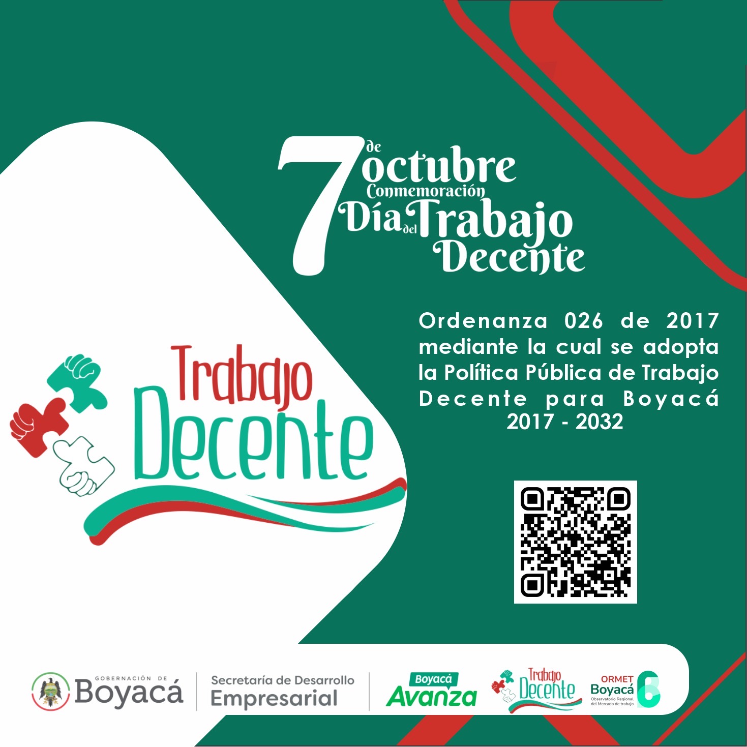 Lee más sobre el artículo Conmemoración día del Trabajo Decente